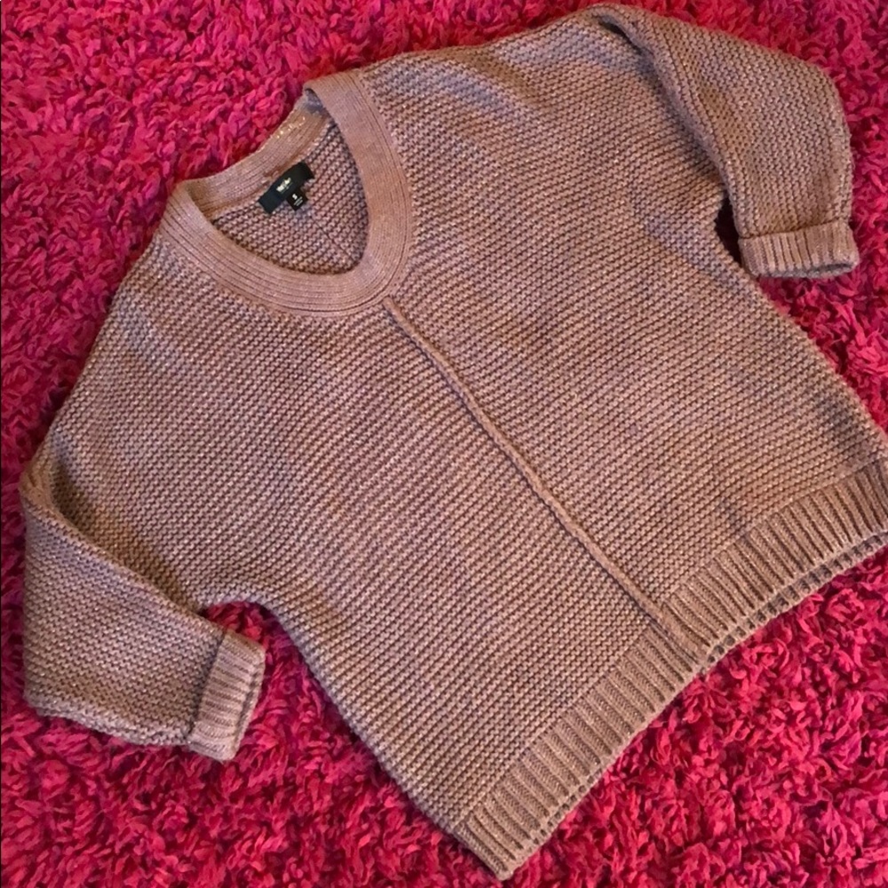 Mossimo Chunky Knit Mauve Sweater